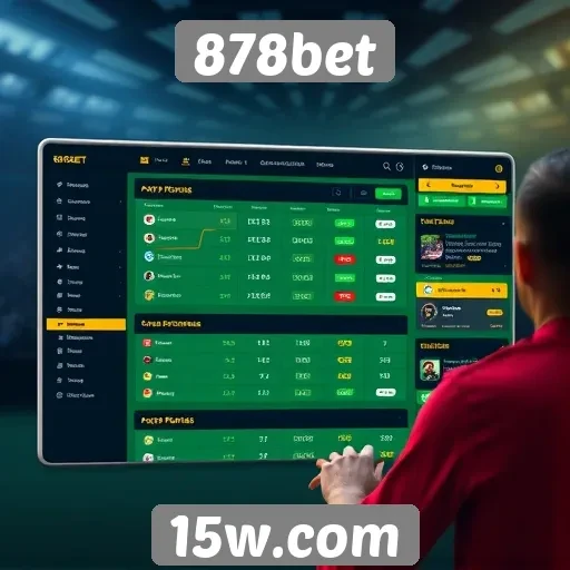 Interface e usabilidade do site de apostas 878bet